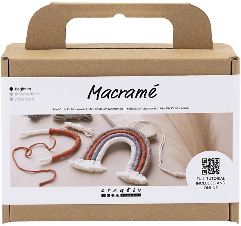 Load image into Gallery viewer, Creativ company http: www.cchobby.nl mini-hobbyset-macrame-regenboog-1-doos
