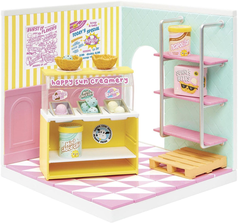 Load image into Gallery viewer, Miniverse ™ make it mini spaces™ ijssalon - knutselset - bouwpakket- maak je eigen mini ijssalon
