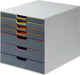 Durable varicolor ladenbox 7 laden grijs