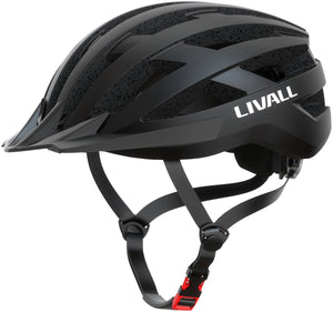 Livall mt1 neo black m size bluetooth-fietshelm met luidsprekers ingebouwde microfoon, valdetectie, mountainbikehelm met richtingaanwijzers remlicht, mtb- racefietshelm voor volwassenen (heren dames) m
