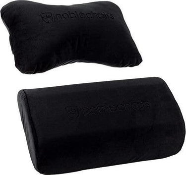 Noblechairs kussenset nek- en lendensteun voor epic, icon, hero gamestoel zwart zwart