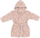 Jollein x nijntje - baby badjas badstof 3-4 jaar - badjas kinderen met capuchon - miffy jacquard - wild rose