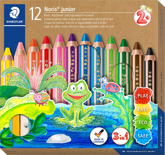 Staedtler noris junior - 3-in-1 potlood - set 12 st