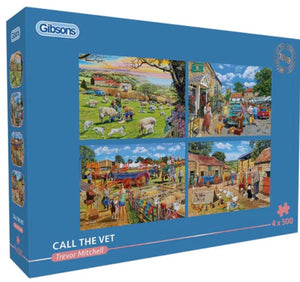 Gibsons - call the vet (door trevor mitchell) - 4×500 stukjes 48×34cm (b×h) - legpuzzel voor volwassenen
