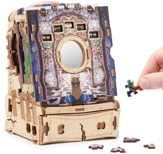 Idventure cluepuzzle – the wonderbox of alice jigsaw puzzle box
