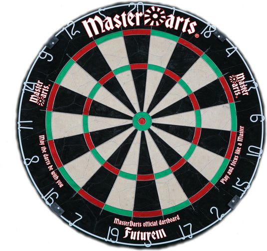 Masterdarts future iii dartbord - 45 cm sisal dartbord - officiële wedstrijdmaat - professioneel dartbord
