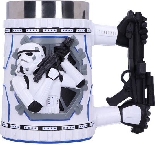 Nemesis now - star wars - stormtrooper - bierpul - wit - 18cm