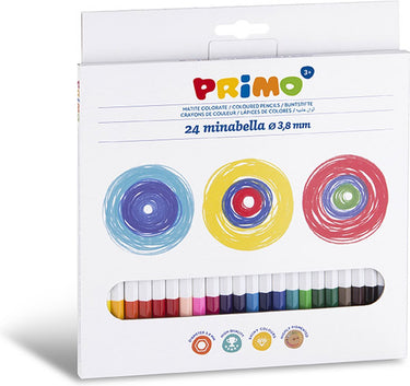 Primo - 24 minabella kleurpotloden ø3.8mm in doos