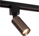 Lucide track ritmo railspot - 1-fase railsysteem railverlichting - 1xgu10-mr11 - koffie (uitbreiding)