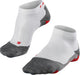 Falke ru5 short anti-blaar functioneel materiaal hardloopsokken dames wit - maat 39-40