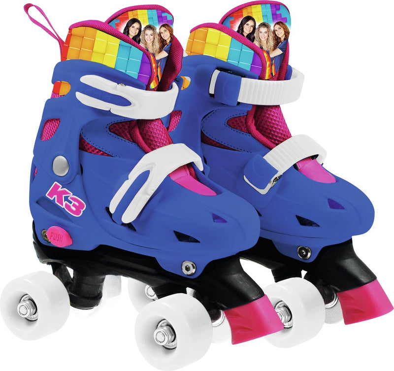 Load image into Gallery viewer, K3 rolschaatsen regenboog, maat 34-37

