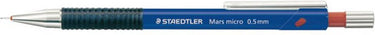 Staedtler vulpotlood mars 775 kunststof rubber grip 0,5mm donkerblauw hb gum