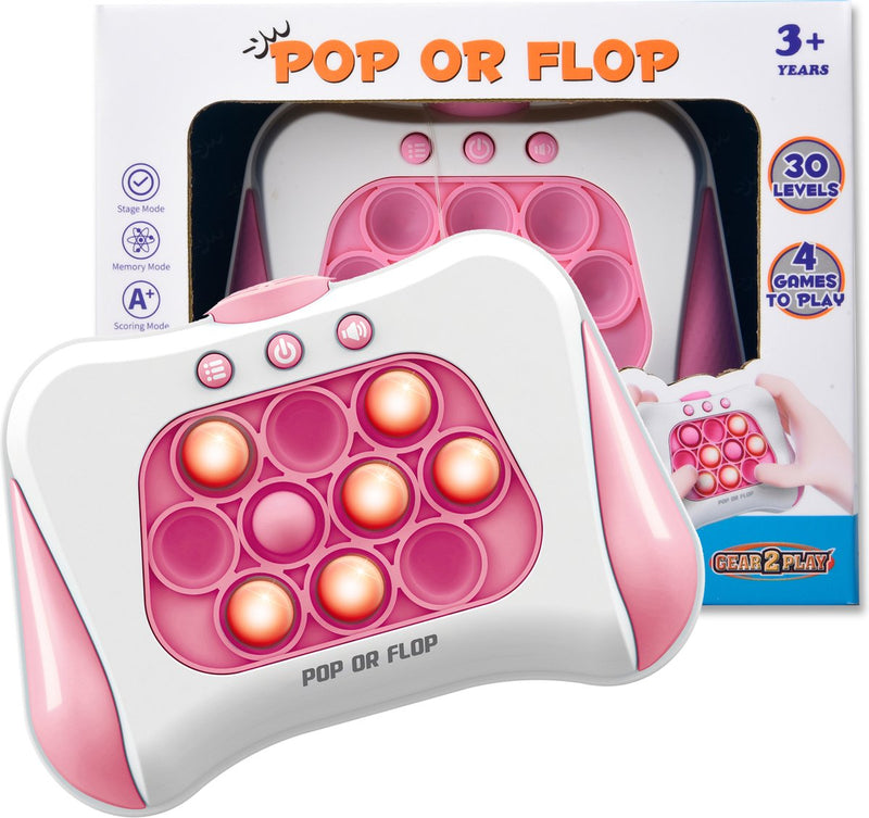 Load image into Gallery viewer, Gear2play pop or flop gameconsole roze - spel
