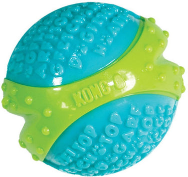 Kong corestrength ball blauw groen - hondenspeelgoed - medium