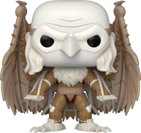 Funko spiderman verzamelfiguur marvel pop! movies across the spider-verse medieval vulture 9 cm multicolours