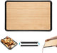 Dreamfarm - fledge bamboe big snijplank - bamboe - bruin -