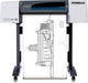 Hp bright white inkjet papier rol 594mm x 45,7m q1445a
