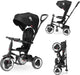 Qplay rito driewieler - loopfiets - zwart