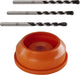 Wolfcraft - betonboorset met stofvanger - „professional“ hardmetaal-voorzien, 4-dlg. - 8640000
