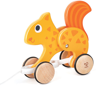 Hape houten trekdier eekhoorn - - vanaf 12 maanden