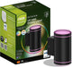Calex smart outdoor led buitenlamp - slimme up down wandlamp - rgb en warm wit licht - 4w - zwart