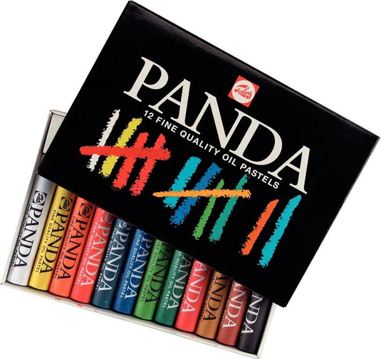 Talens panda oliepastels, 12st.