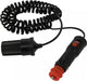 Carpoint verlengkabel 12 24v – 2,5 meter krulsnoer – met schakelaar – 5a 54w – universeel 21mm 12mm – met zekering