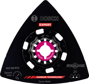Bosch 2608900045 expert starlock carbide schuurplateau multimaterial avz90rt2