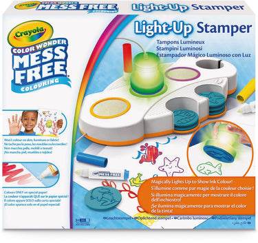 Crayola - color wonder lichtgevende vlekvrije stempels - hobbypakket - creatieve activiteit en cadeau voor kinderen vanaf 3 jaar