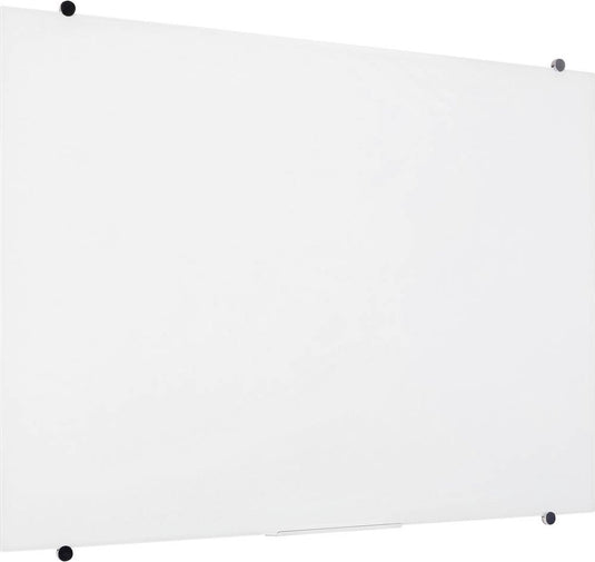 Speaka professional glazen magneetbord sp-gww-001 (b x h) 1200 mm x 900 mm wit glad incl. opbergbakje