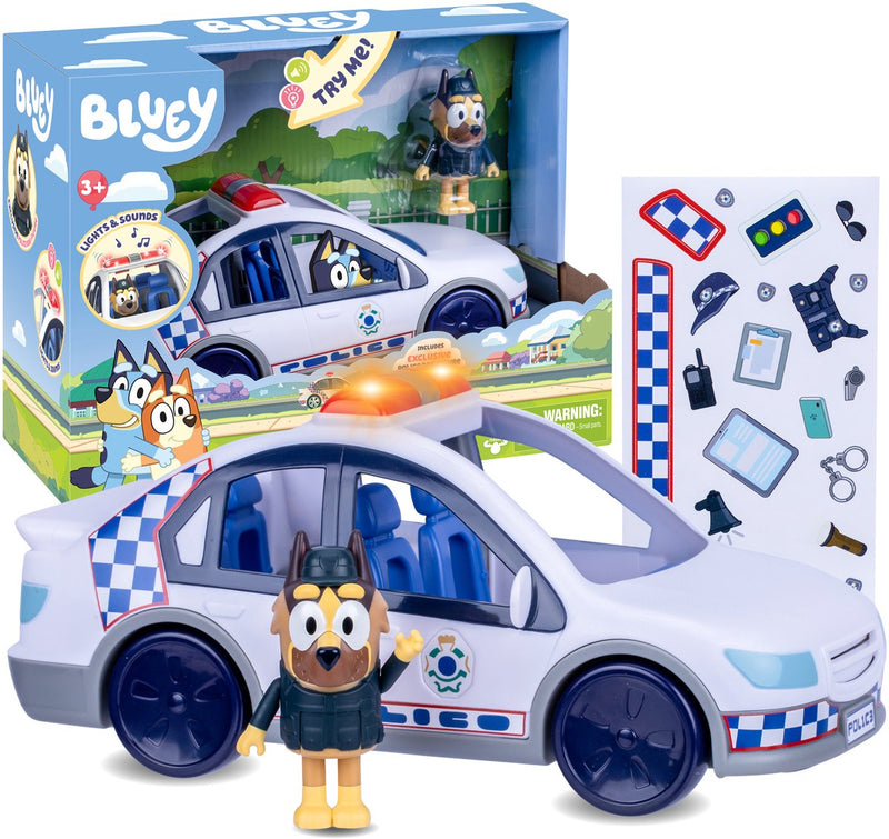 Load image into Gallery viewer, Moose toys bluey politieauto met licht geluid
