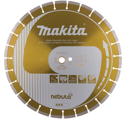 Makita toebehoren - diamantschijf voor bouwmaterialen 400x25,4 mm b-54069