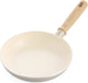Greenchef nordics keramische inductie koekenpan 20 cm - pfas-vrij - inductie pan - vaatwasserbestendig - ovenbestendig tot 160°c - keramische anti-aanbaklaag - zonder deksel - koelgreep - crème