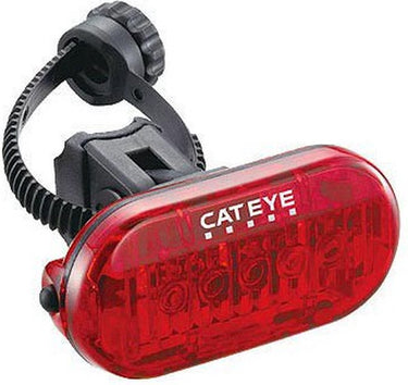 Cateye omni 5 achterlicht fiets – fietsverlichting led – brandduur 60 tot 120 uur – batterij – drie lichtmodi