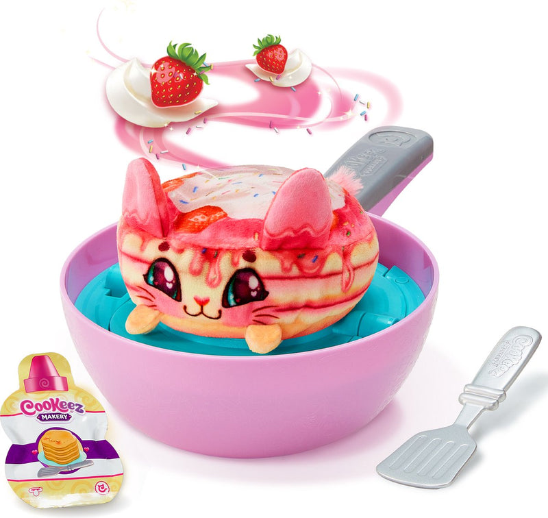 Load image into Gallery viewer, Moose toys cookeez maak je eigen pluchen verrassingsdier in koekenpan
