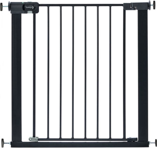 Safety 1st easy close traphekje zonder boren - excl. verlengstukken - 73 t m 80 cm - metal black