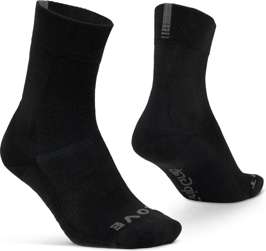 Gripgrab - thermo sl winter fietssokken isolerende wielersport sokken - zwart - unisex - maat l