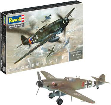 Revell modelbouwpakket militaire voertuigen - 04160 messerschmitt bf 109 g-10 plastic - 1:72 - modelbouw