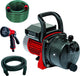 Einhell elektrische tuinpomp gc-gp 6538 set i - 650 w - 3800 l u - 3,6 bar - max. opvoerhoogte: 36 m - max. zuighoogte: 8 m - incl. 4 m zuigslang, 20 m tuinslang en een sproeikop
