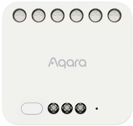 Aqara dual relay module t2 slimme inbouwschakelaar 2 kanalen zigbee matter