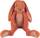 Happy horse konijn richie knuffel 58cm - oranje - baby knuffel