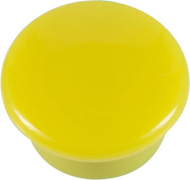 Westcott magneten - formaat 15x8mm - geel - 10 stuks - ac-e10803