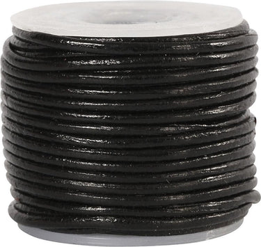 Creativ company https: www.cchobby.nl leerkoord-dikte-1-mm-zwart-10-m-1-rol