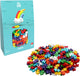 Plus-plus basic regenboog 300 delige bouwset - 3977 - bouwspeelgoed - constructiespeelgoed - set met bouwstenen - vanaf 5 jaar