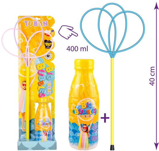 Tuban speelgoed - zeepbellen pro multi butterfly set met vloeistof 400 ml.