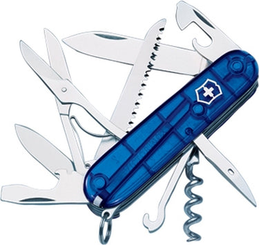 Victorinox huntsman blue zwitsers zakmes - 15 functies - blauw