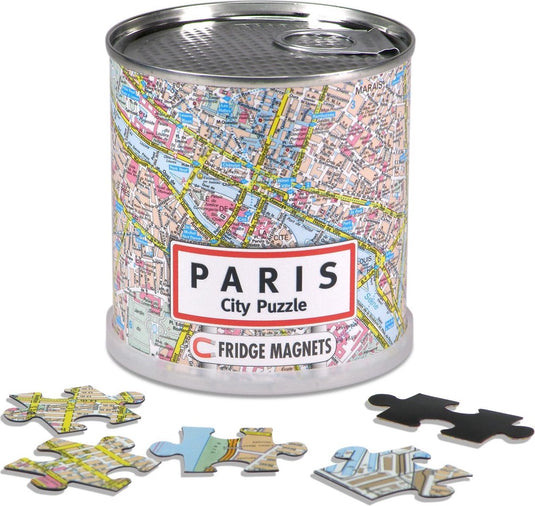City puzzle parijs - puzzel - magnetisch - 100 puzzelstukjes
