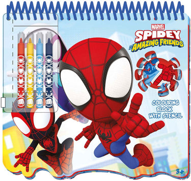 Speelgoedland spidey stencil tekenblok