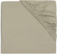 Jollein - hoeslaken jersey 60x120cm - wieg, ledikant, babybed - olive green