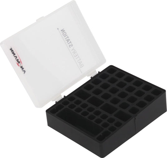 Ansmann batterijbox 48 batterijbox aantal cellen: 48 aaa (potlood), aa (penlite), 9v (blok) (l x b x h) 173 x 138 x 63